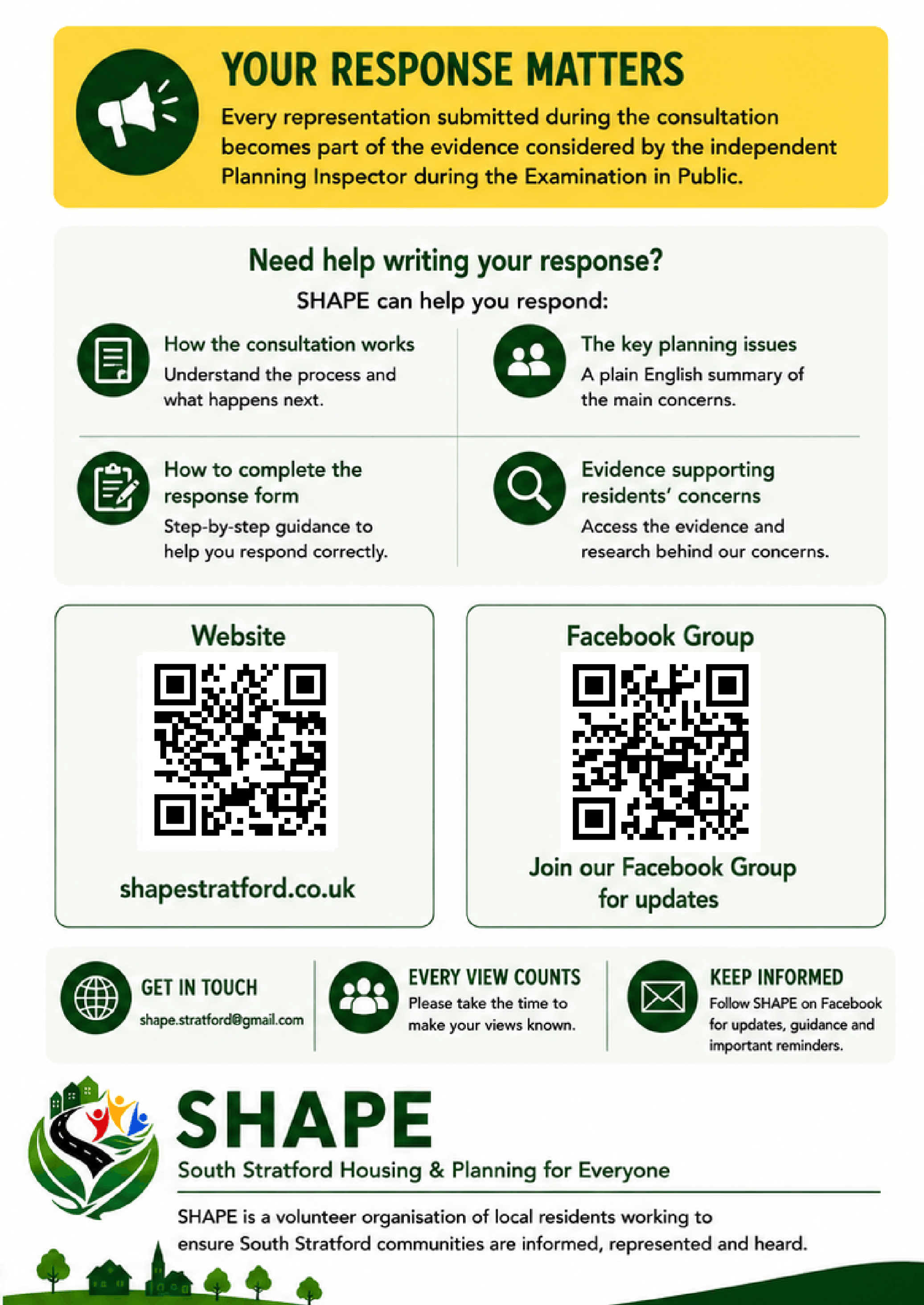 Website launch leaflet back