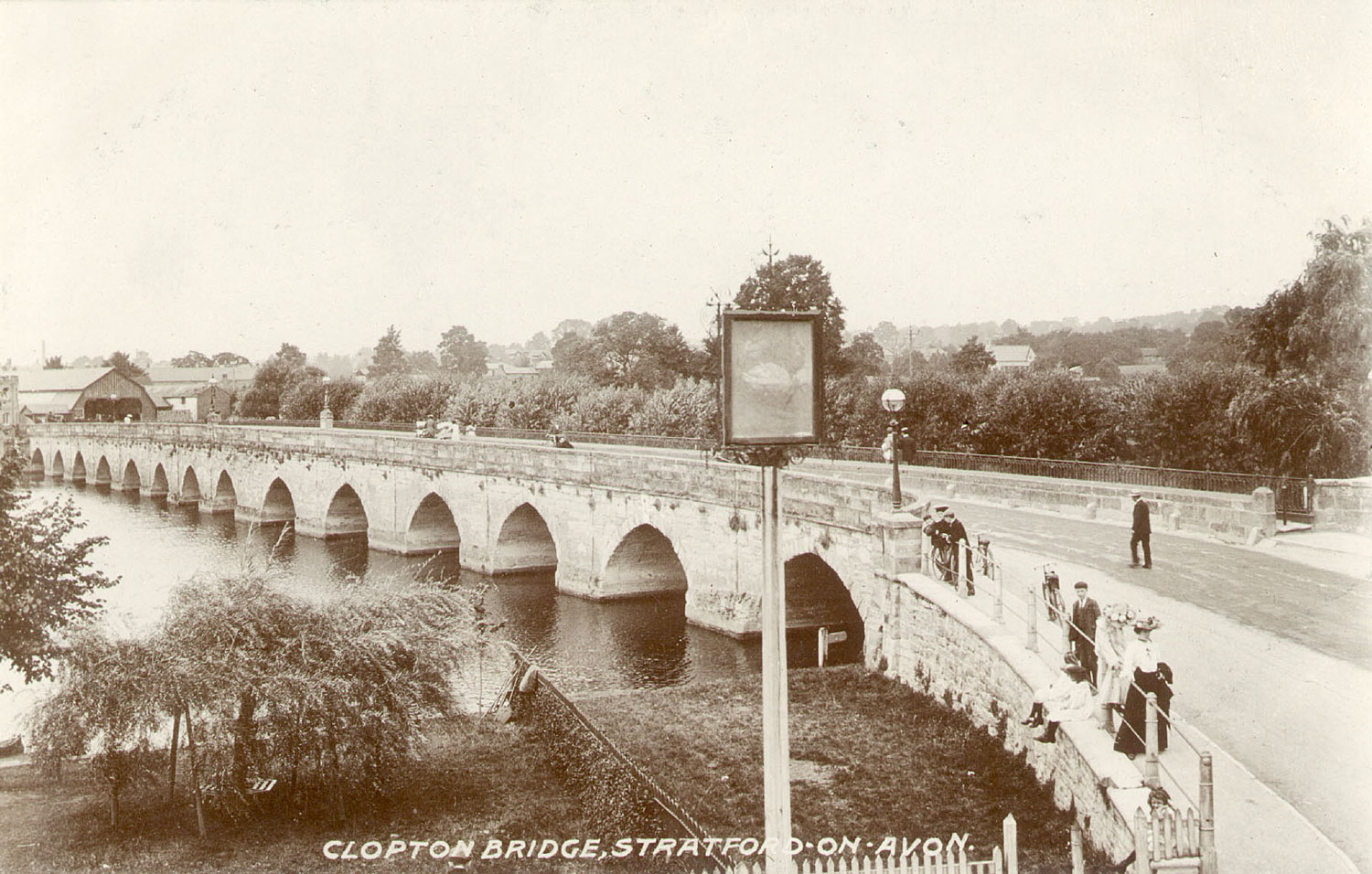 Clopton Bridge in Stratford-upon-Avon